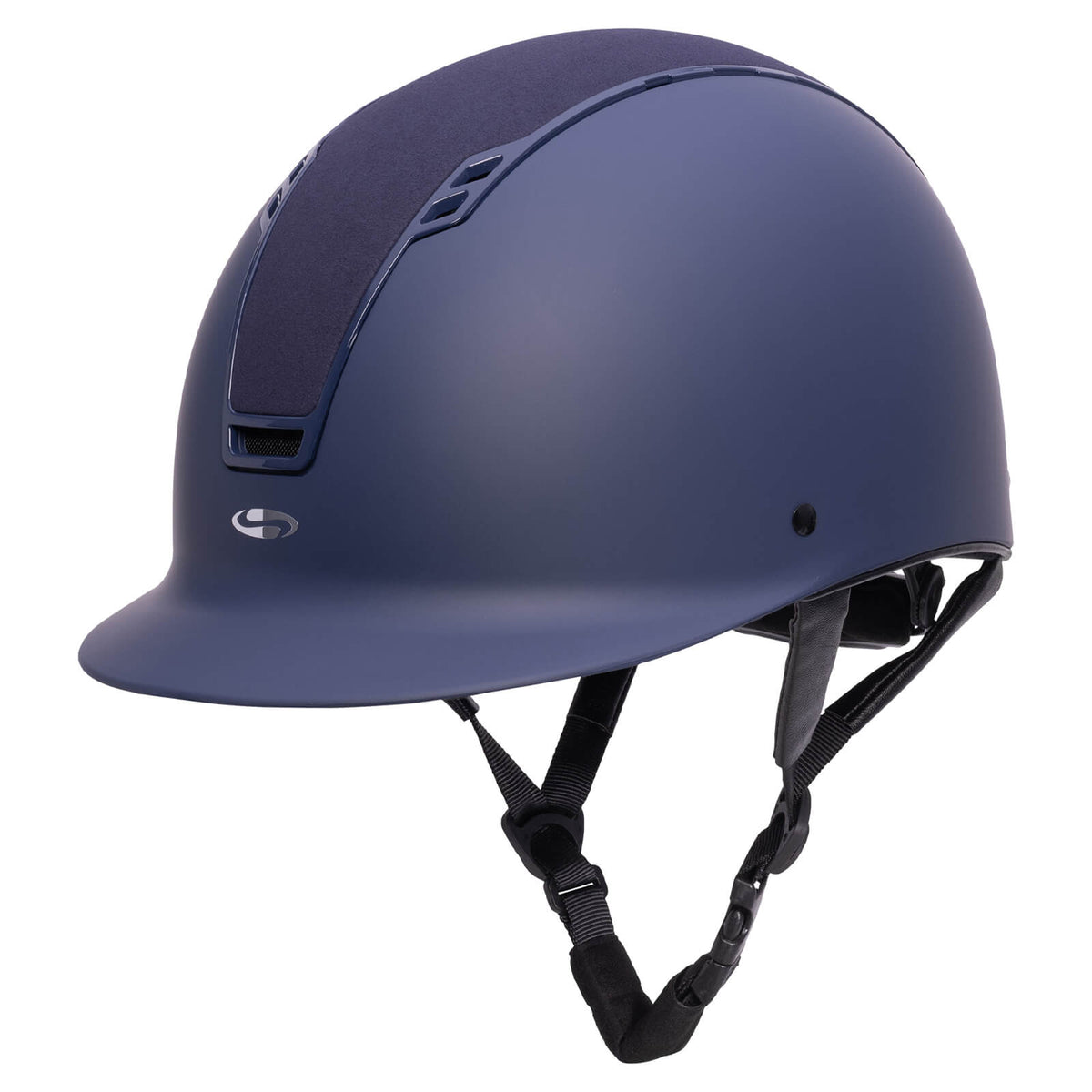 Reithelm Swing H22, Nachtblau/Velvet, Produkt allein auf weißem Hintergrund.