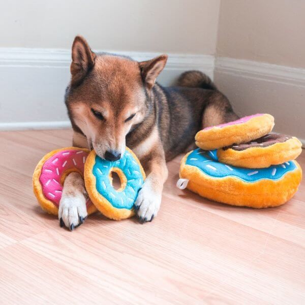 Hundespielzeug Mini Donutz